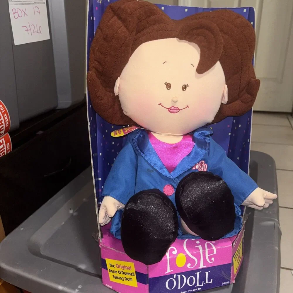 VINTAGE Rosie O Donnell 1997 Talking Celebrity Plush Doll By Tyco 18
